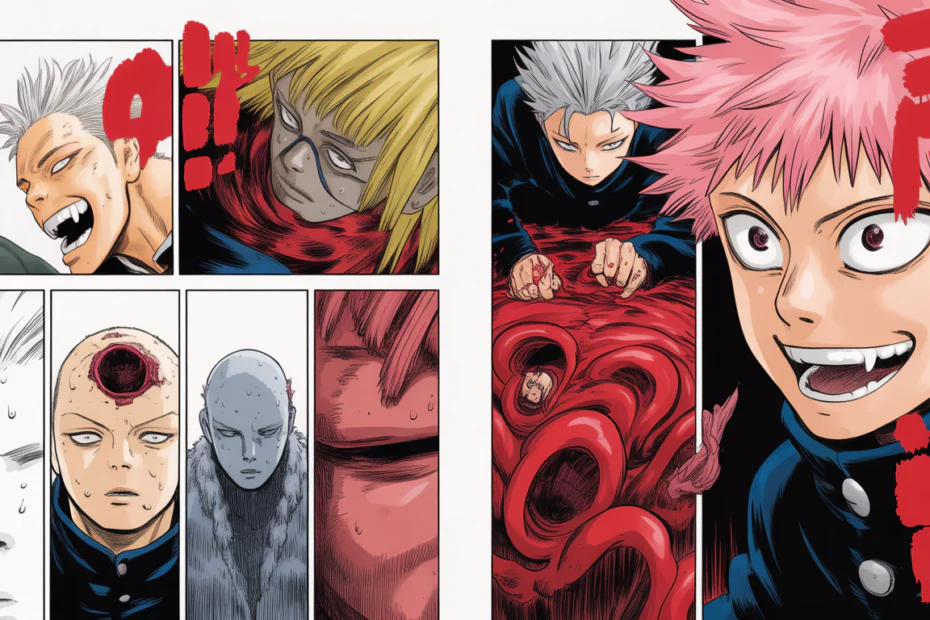 Sukuna Manga Panels