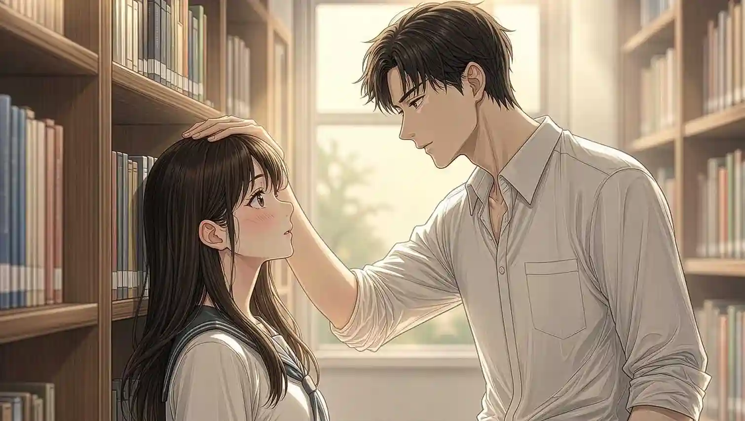 Teach Me First manhwa vertical scroll artwork illustration from Honeytoon